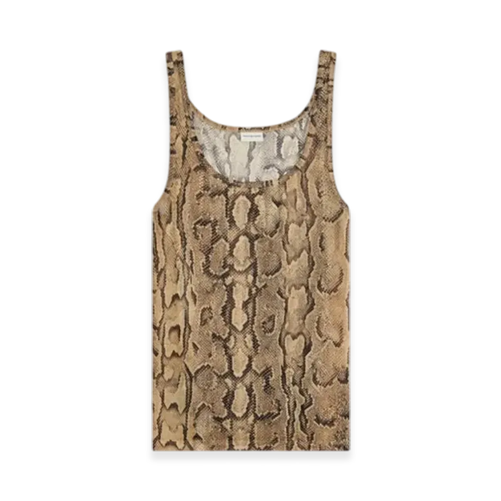DRIES VAN NOTEN Cotton Tank Top "Sand"