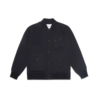 White Mountaineering VARSITY JACKET "BLACK"