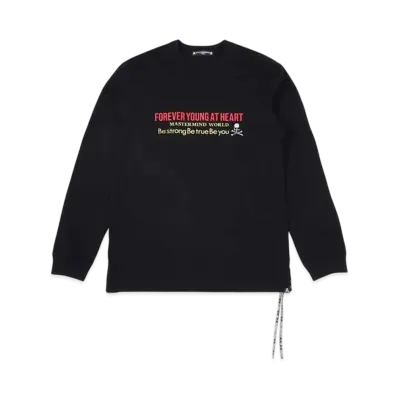 mastermind WORLD Fyah LS Tee "Black"