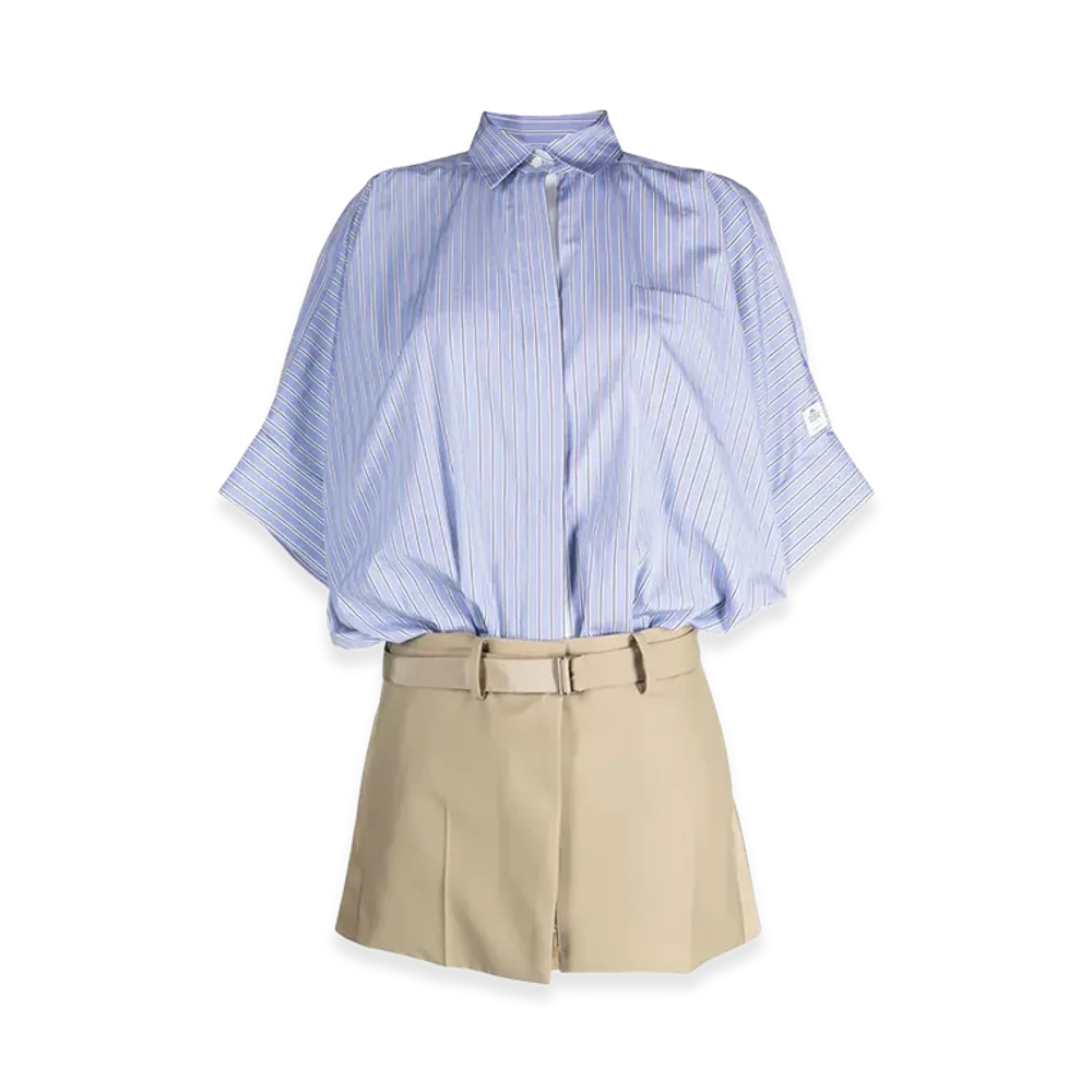 sacai Women's Dresses "Clear Blue"