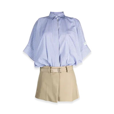 sacai Women's Dresses "Clear Blue"