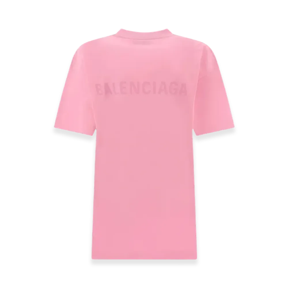 BALENCIAGA Large Fit Logo T-Shirt "Pink"