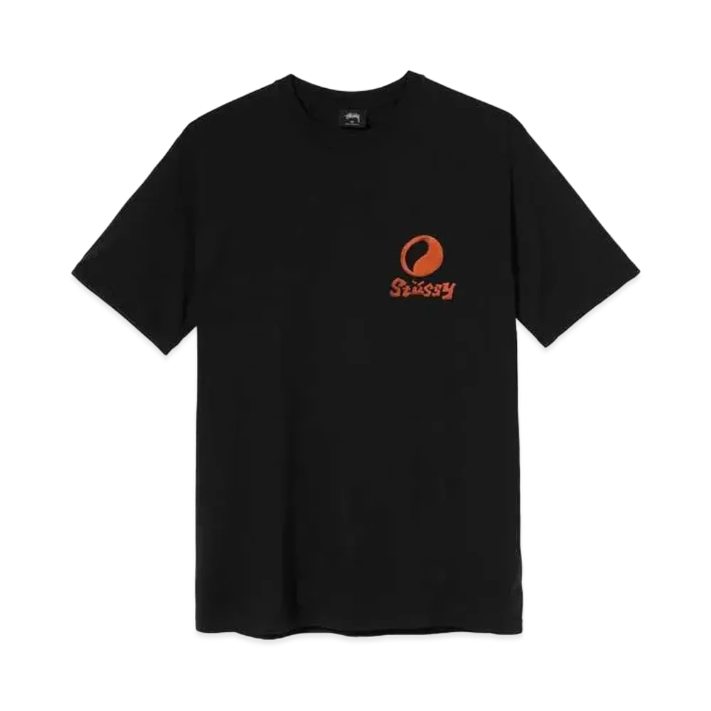Stussy x Our Legacy PORTRAIT PIG. DYED TEE "Black"