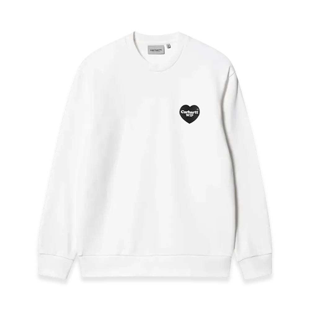 Carhartt WIP Heart Bandana Sweatshirt "White/Black"