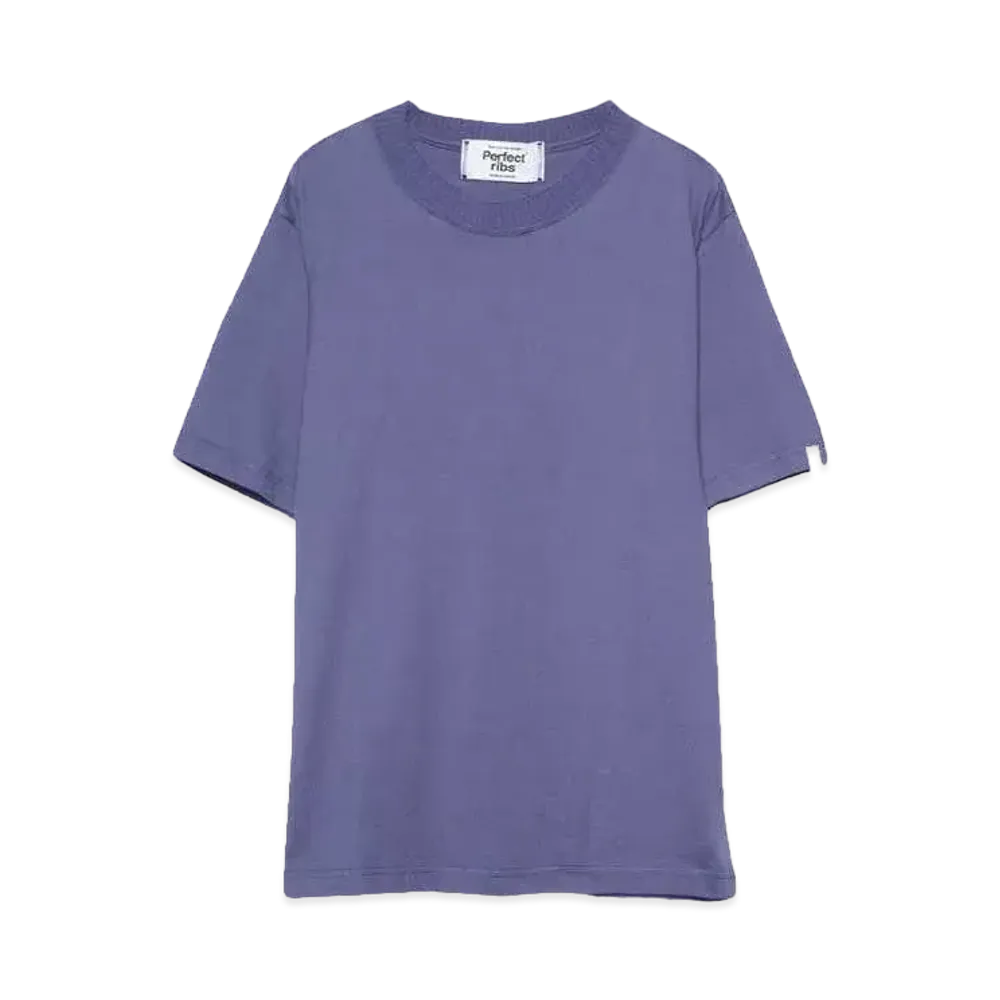 Perfect ribs Short Sleeve T Shirts "Vintage Navy"