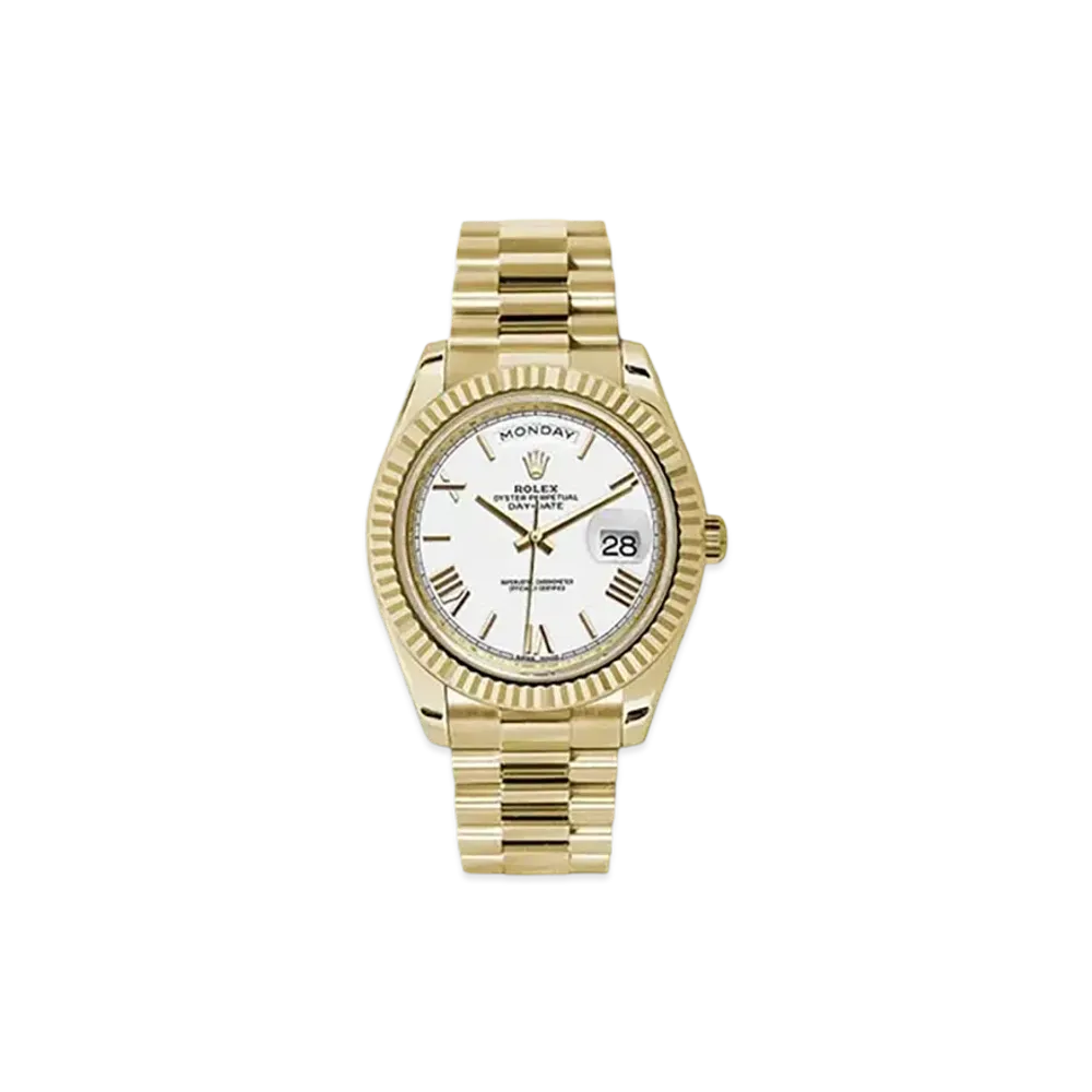 ROLEX Day-Date 40 White Dial 228238