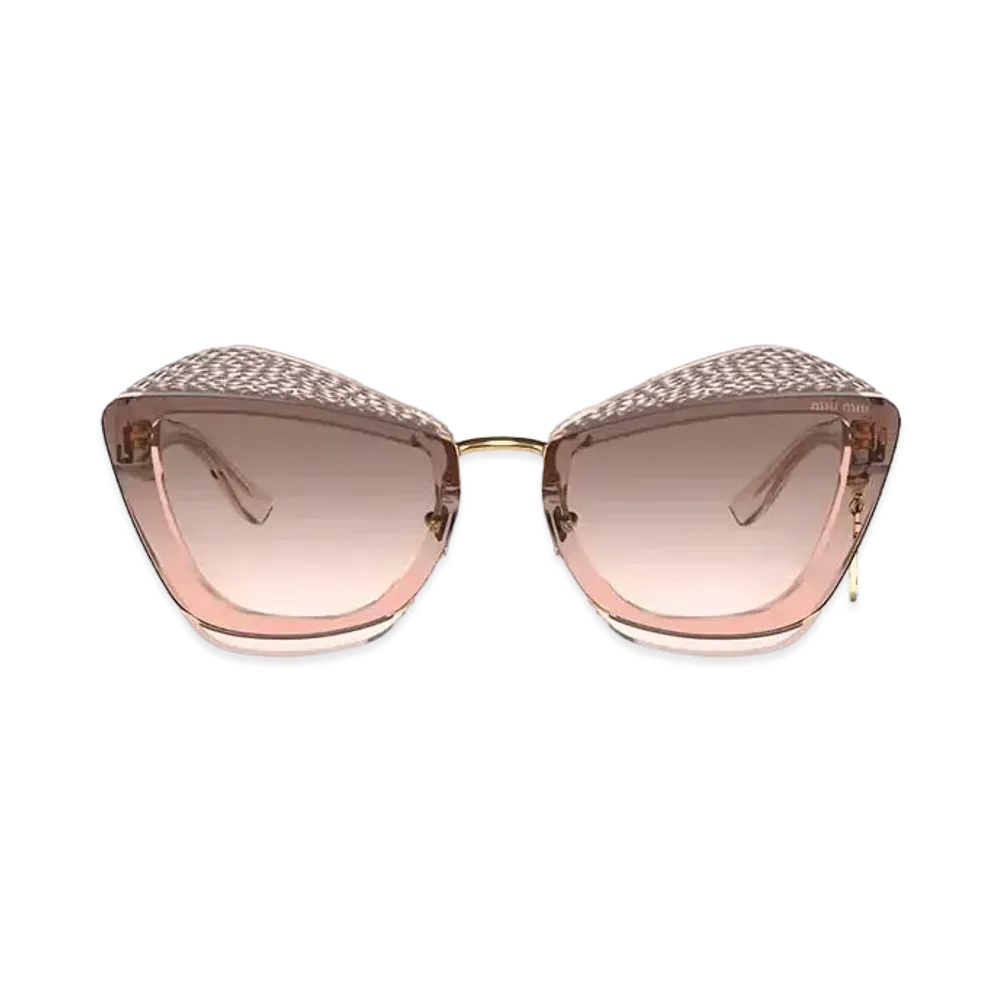 MIU MIU Charms Sunglasses "Gray/Morp Tralue Lens"