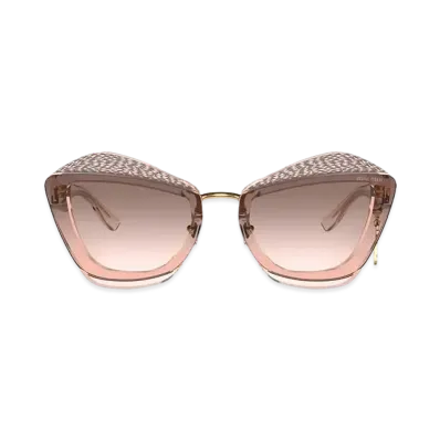 MIU MIU Charms Sunglasses "Gray/Morp Tralue Lens"