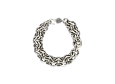 Chrome Hearts #2 Double B Ring Bracelet "Silver"