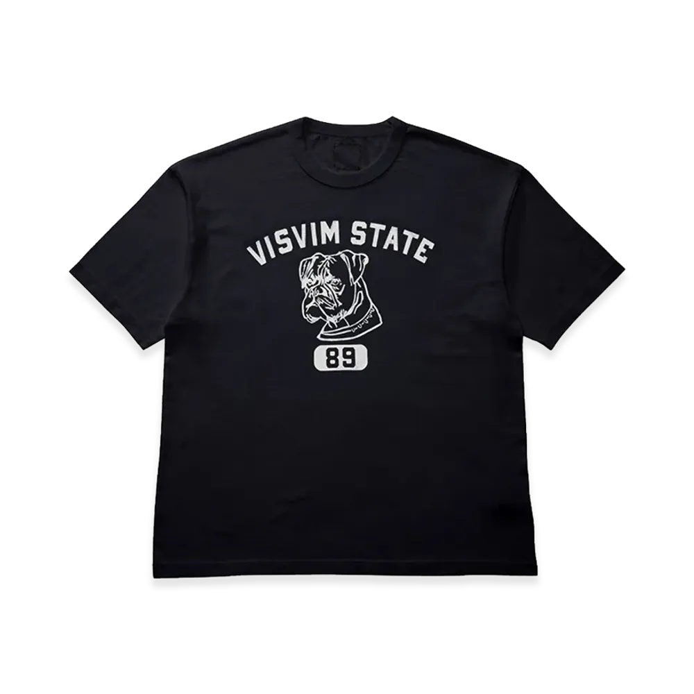 visvim Jumbo Tee S/S 89 Dmgd "Black"