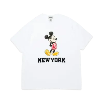 RECOGNIZE x BOW WOW MICKEY MOUSE NEW YORK TEE "WHITE"