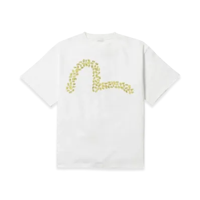 F-LAGSTUF-F x EVISU SS T-Shirt "White"