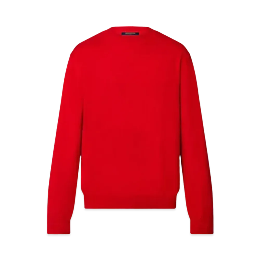 Louis Vuitton Lvse LV Embossed Crewneck "Cerise"