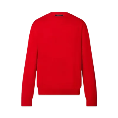 Louis Vuitton Lvse LV Embossed Crewneck "Cerise"