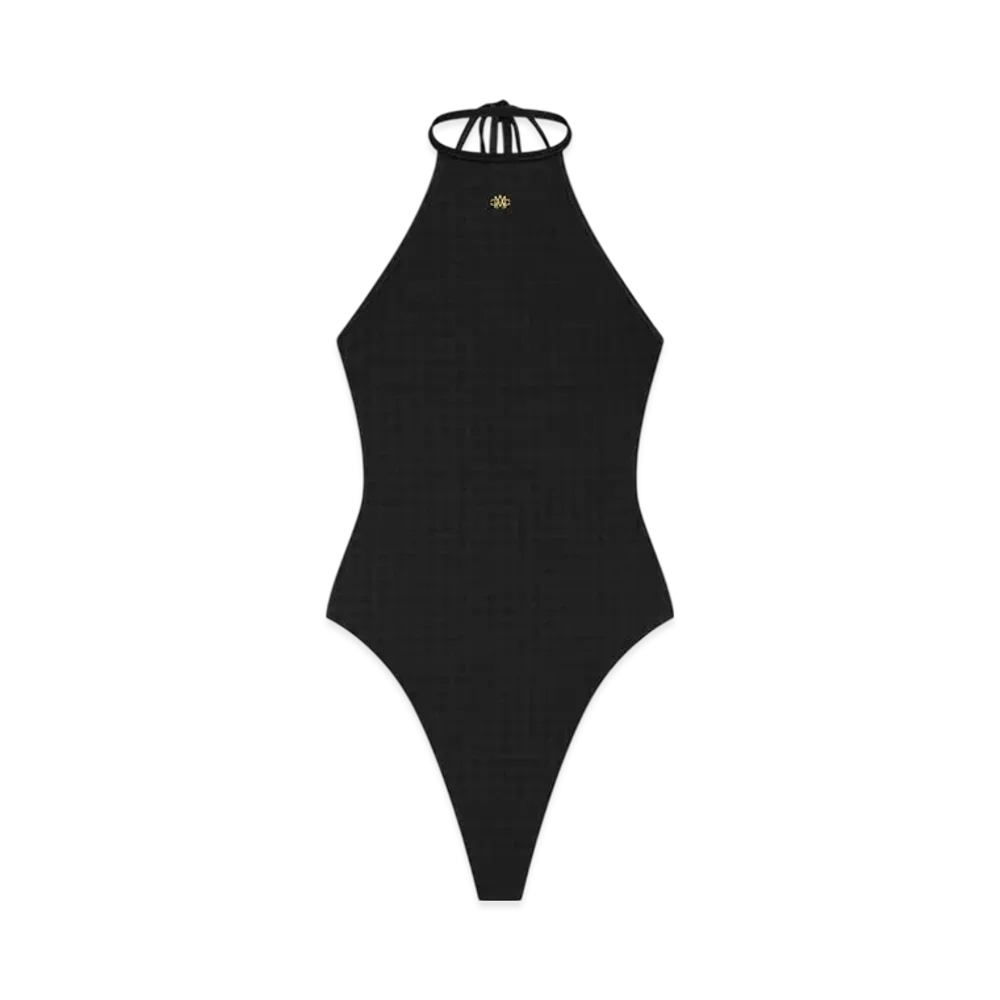 AMIRI Women's MA Quad One Piece "Black"