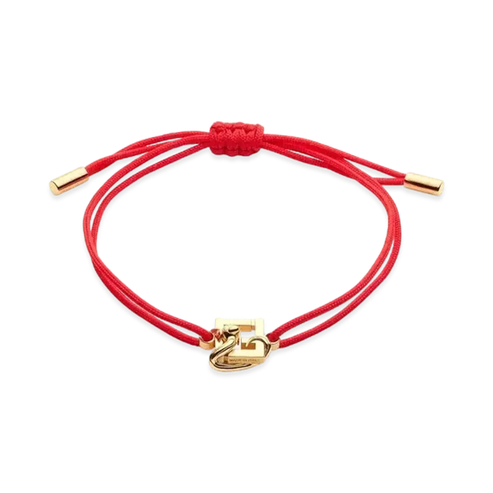 Pokemon x Fragment x FENDI Dratini Ribbon Bracelet "Red"