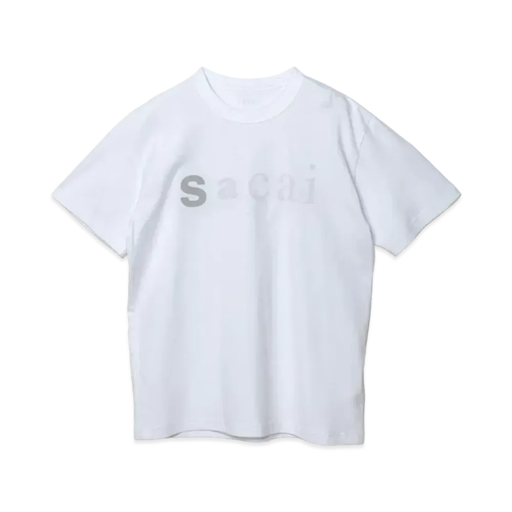 sacai T-Shirts "White Grey"