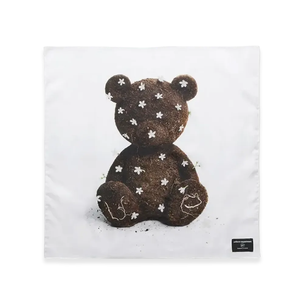 Uniform Experiment x Yuni Yoshida Mud Doll Handkerchief "White"