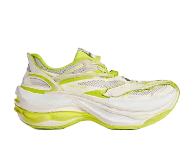 BALENCIAGA Jet Sneaker "Eggshell/Lime"