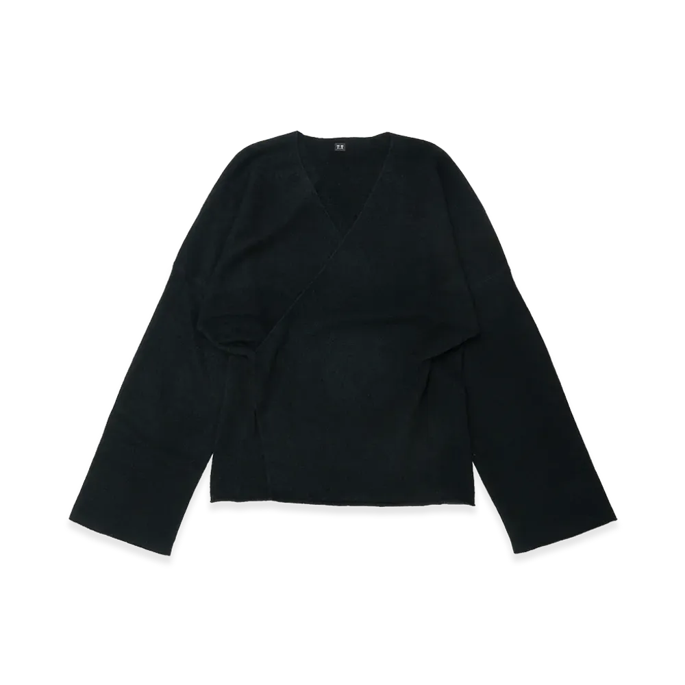 T.T Taiga Takahashi Women's Cashmere Cache Coeur Pullover "Black"