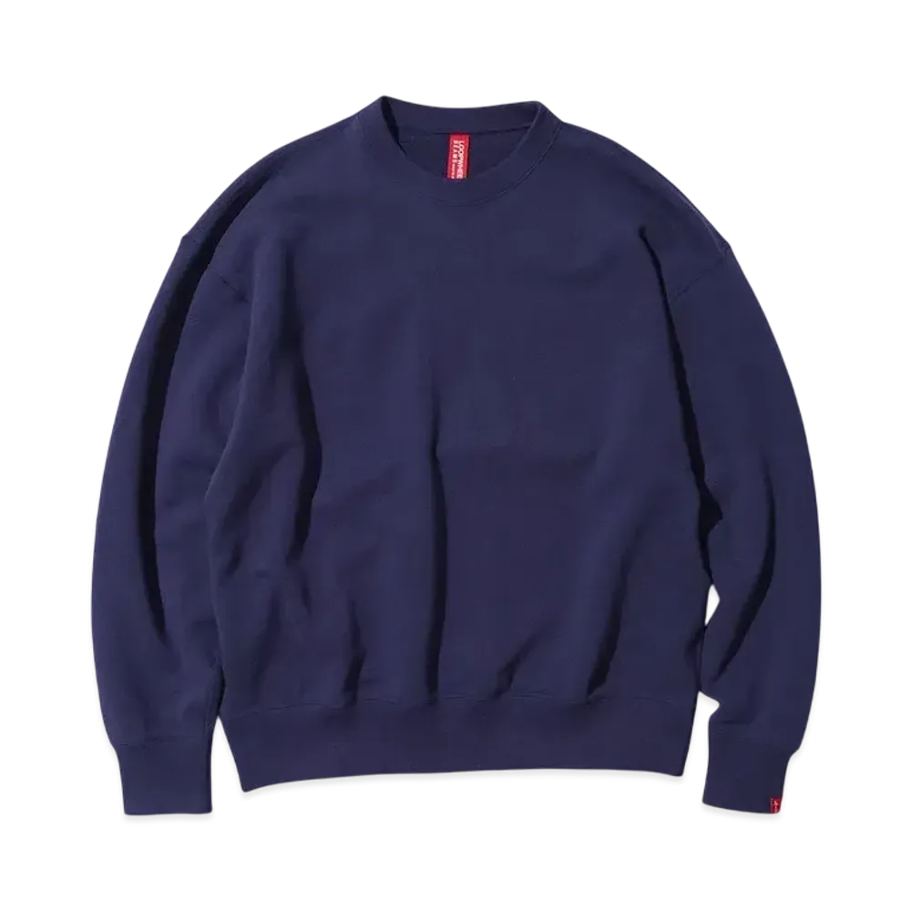 BEAMS JAPAN x LOOPWHEELER Hanging Fleece Sweatshirt "WestCoastBlue"