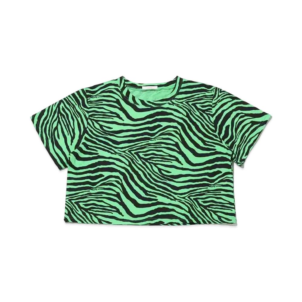 atmos pink Zebra Print T-Shirt "Green"