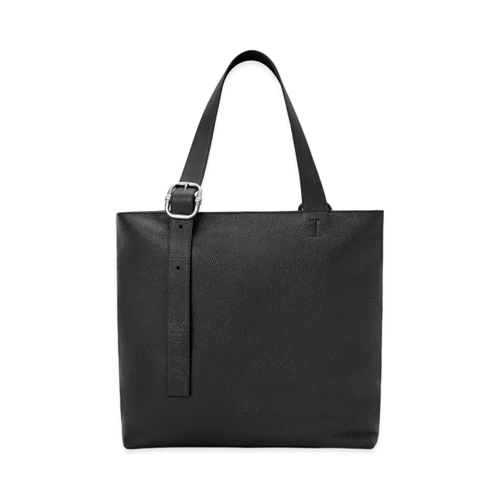 LOEWE Loop Zip Tote (Supple Grain Calf) "Black"