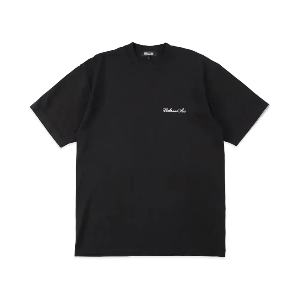 WIND AND SEA x VIOLA&ROSES (FLOWER SHOP) T-Shirt "Black"