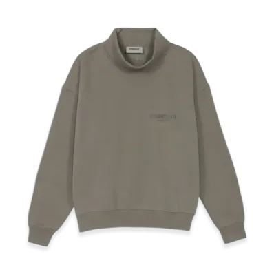 FEAR OF GOD Essentials Fear Of God Harvest Mock Neck Sweatshirt "Khaki"