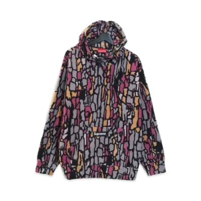 Supreme Polartec Hooded Sweatshirt "Purple Camo"