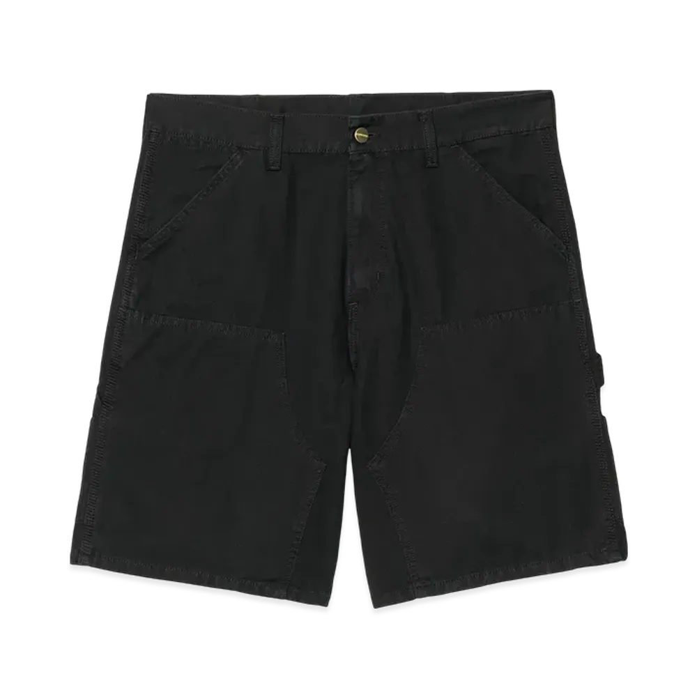 Carhartt WIP Double Knee Short "Black(Stone Washed)"