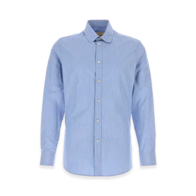 Valentino Embroidered Poplin Shirt "Stripped"