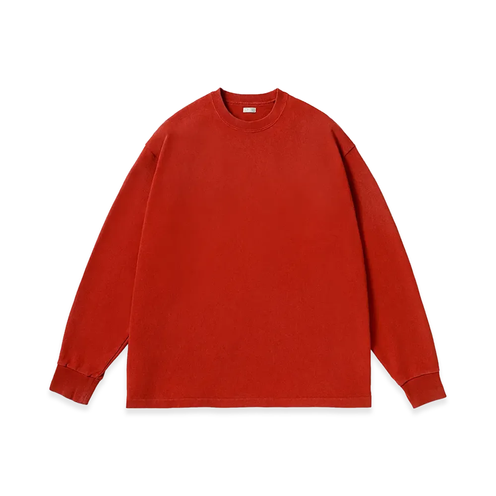 A.PRESSE Vintage L/S T-Shirt "Red"