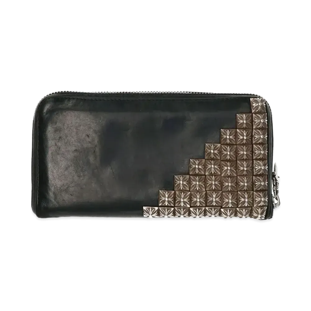Chrome Hearts REC F Zip Zero Pyramid Studs Corner "Black/Silver"