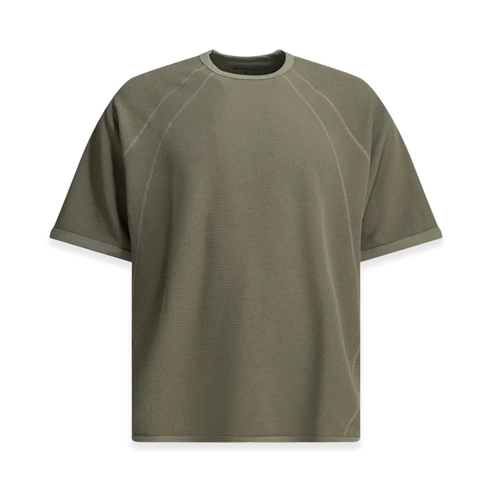 Goldwin Mesh Wf Actinoid Crew-Neck T-Shirt "Gray"