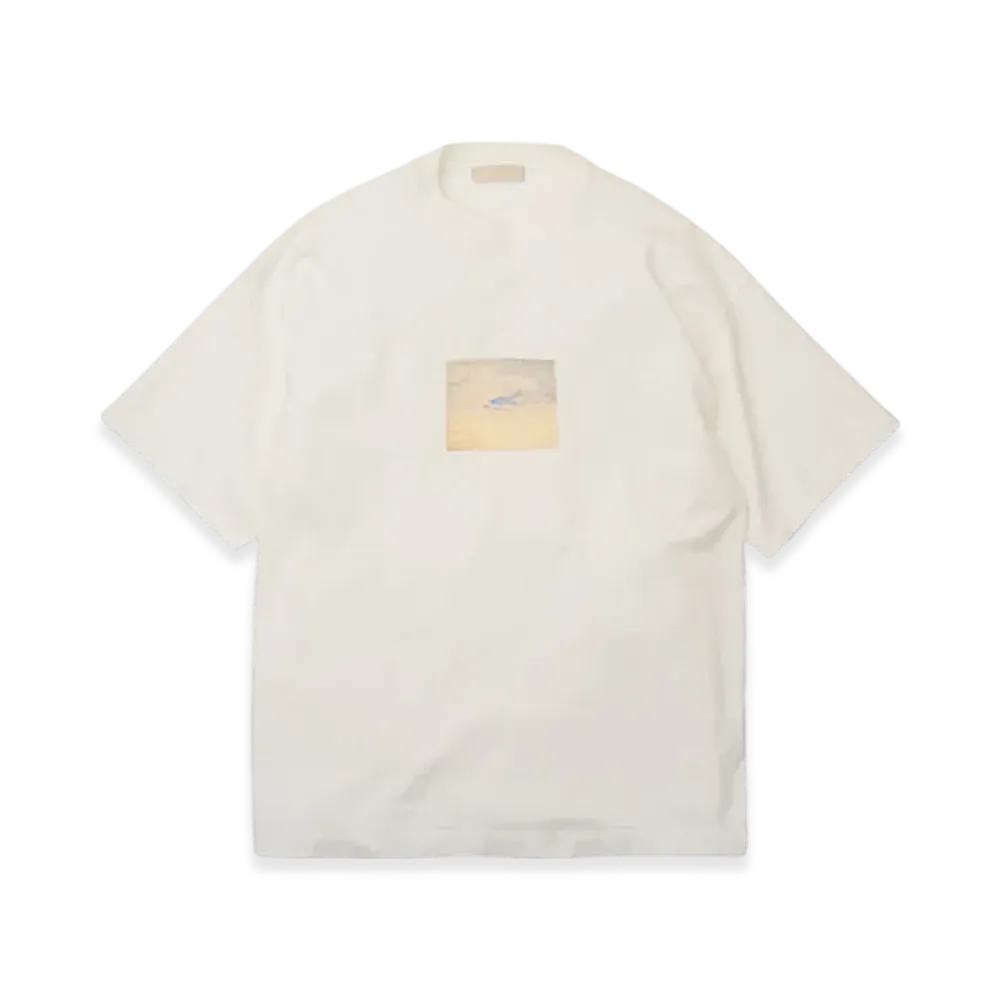 YOKE Embroidery Organic Cotton T-Shirt "White"