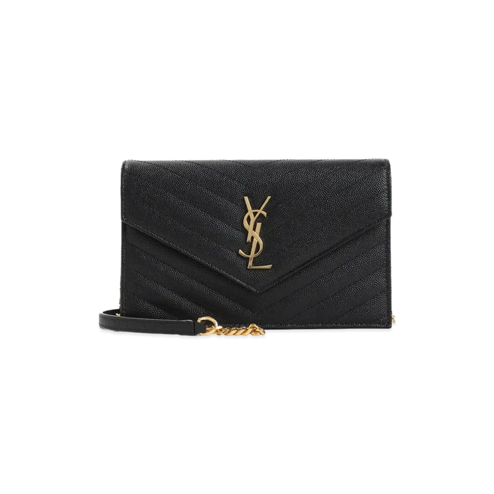 Saint Laurent Women's 'Cassandre' Wallet "Black"