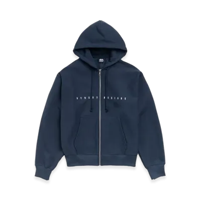 Stussy S Box Zip Hoodie "Navy"