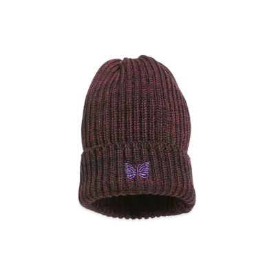 Needles WATCH CAP - MERINO WOOL "Wine"