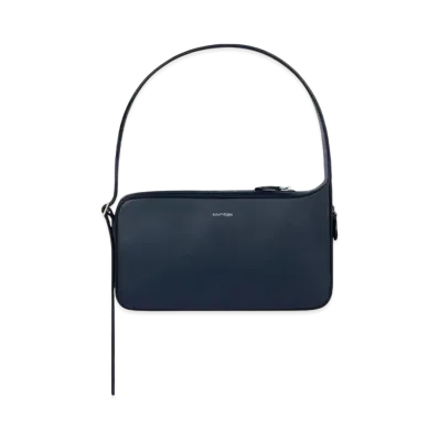 Courreges Racer Leather Bag "Navy"