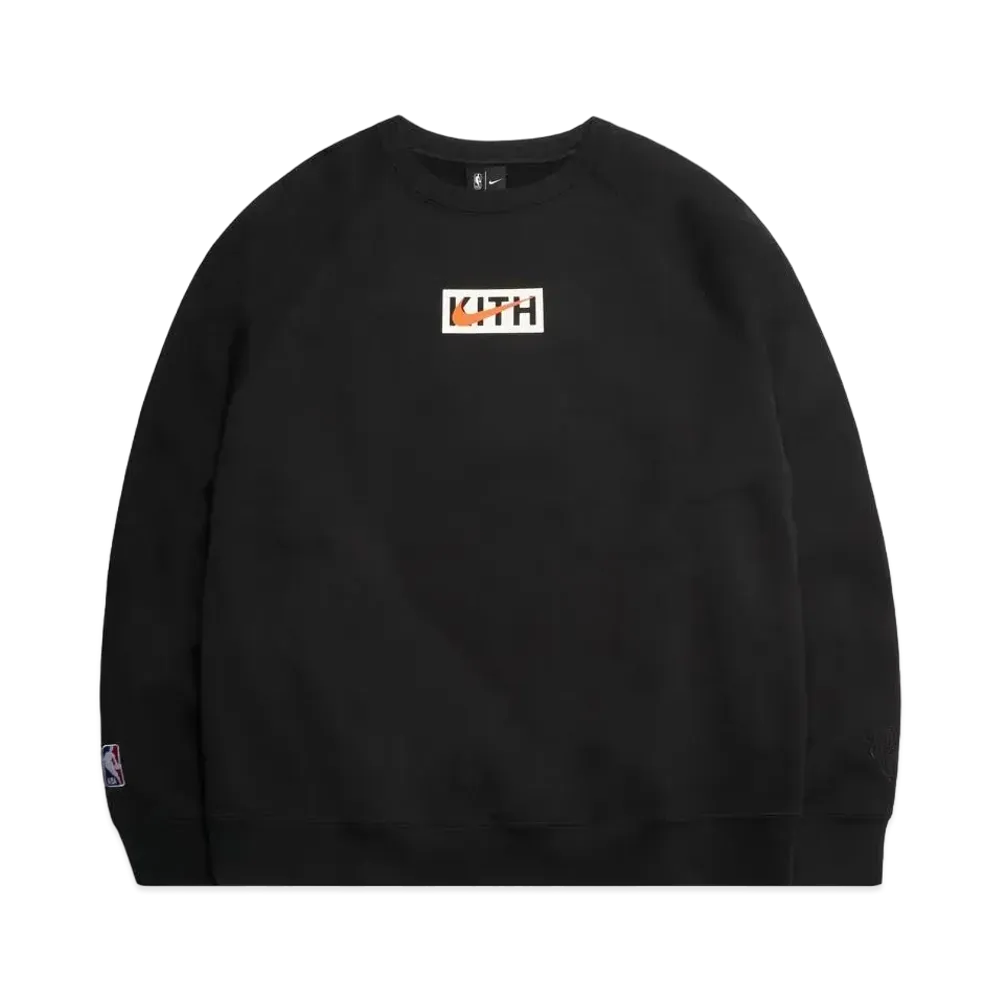 KITH Nike for New York Knicks Fleece Crewneck "Black"