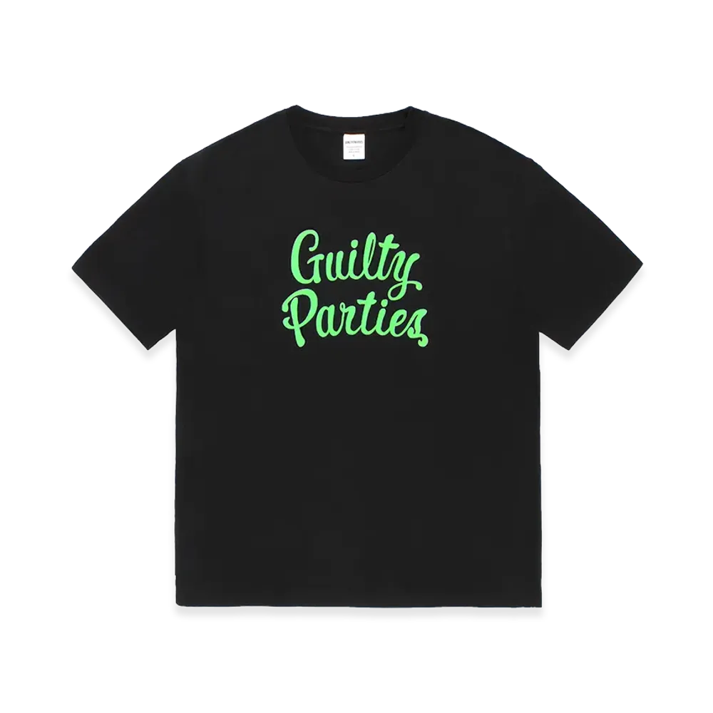 WACKO MARIA Washed Heavy Weight T-Shirt "Black/Green"