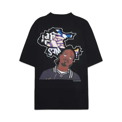 RISA x CIVIATELIER LOS ANGELES DOGGY TEE -010/010- "BLACK"