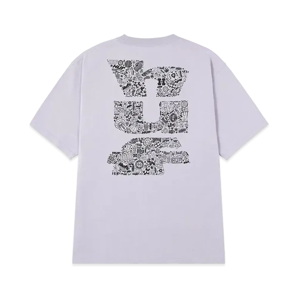 HUF Summer 25 Metablast Tee "Dust Purple"