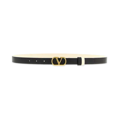 Valentino Garavani Women's Reversible Belt "White/Black"