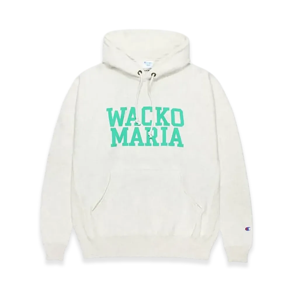WACKO MARIA x Champion Reverse Weave Hooded Sweat Shirt "Oatmeal"