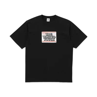 BlackEyePatch x Wasted Youth PRIORITY LABEL TEE "Black" / VERDY