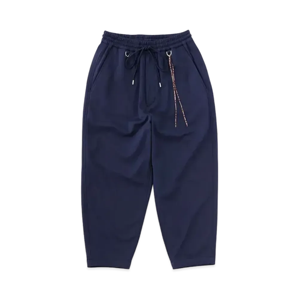 mastermind JAPAN Jersey Cropped Pants "Navy"