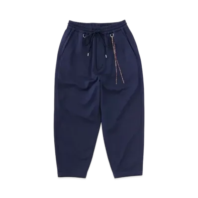 mastermind JAPAN Jersey Cropped Pants "Navy"