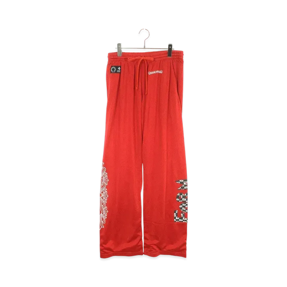 Chrome Hearts Mesh Varsity Pants "Red"